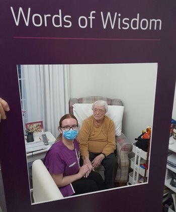 “If you have a goal, stay focussed and disciplined” – Adderbury care home residents share pearls of wisdom with local community