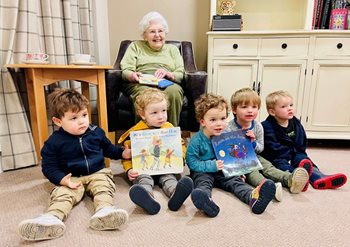 A story that’s plot on – Stroud care home residents read bedtime stories to local children