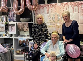 ‘A daily glass of dry white wine’ – Birmingham resident reveals secret to long life on 100th birthday 