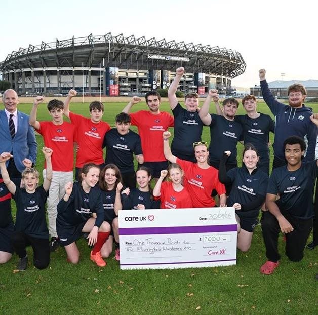 Edinburgh care home donates £1000 to sports club