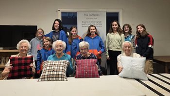 Poole care home residents team up with youth group for shared DIY project