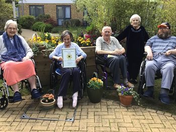Blooming marvellous! Local care home wins silver in Frome in Bloom