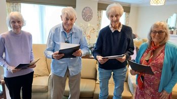 Chichester care home residents hitting the right notes
