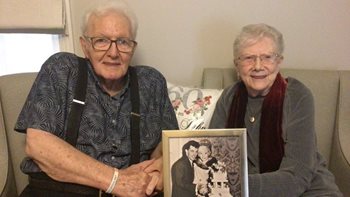 199 years of wisdom – Cardiff care home couples reveal their secrets to a happy marriage for Valentine’s Day