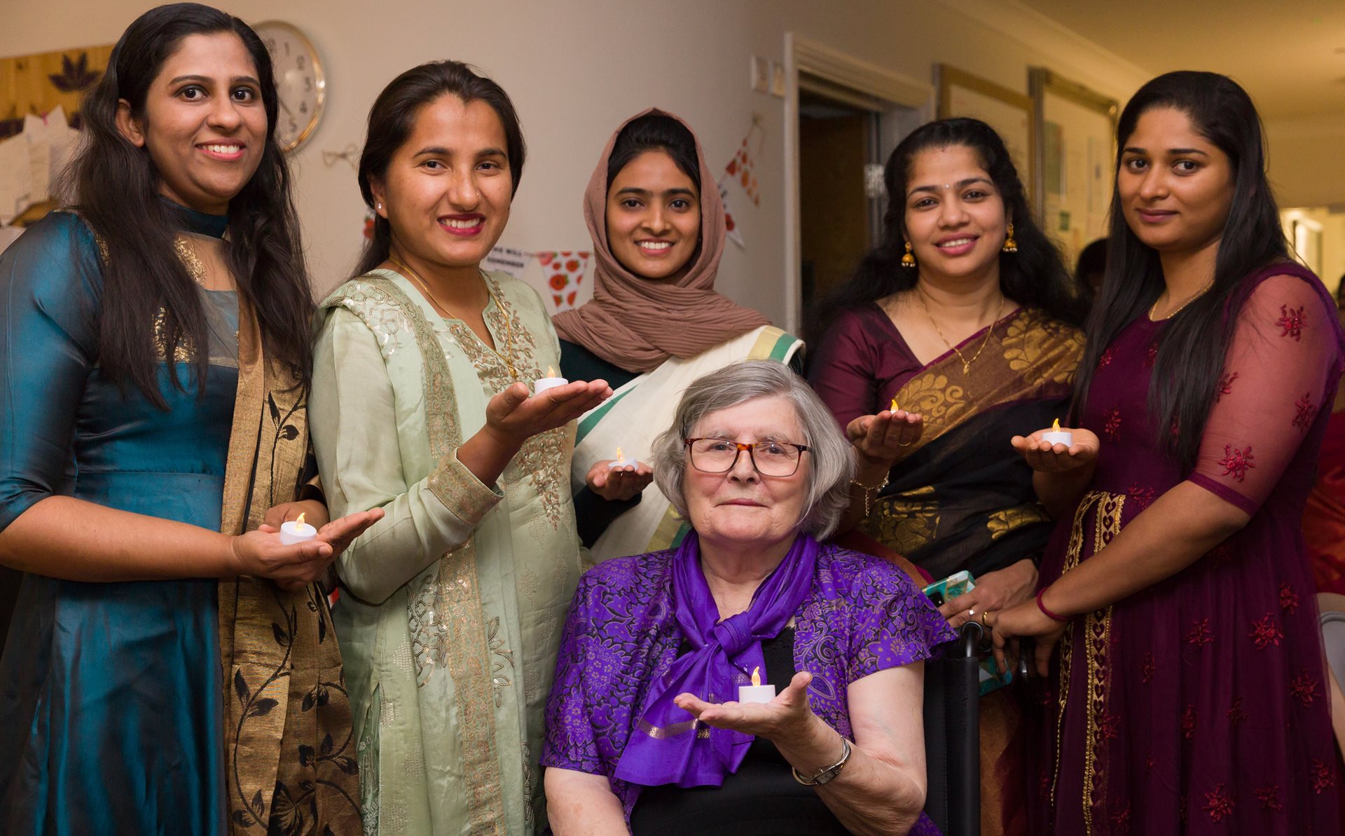 Newbury care home residents celebrate Diwali 