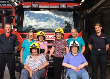 Sharing is caring – Cringleford care home shows up for local emergency services