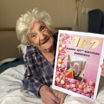 Waterlooville care home resident, 107, reveals secret to long life