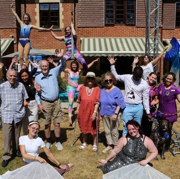 Sway community joins care home residents for ultimate circus experience