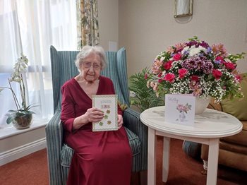 A glass of wine and a sense of humour – the secret to a long life according to 102-year-old Edinburgh care home resident