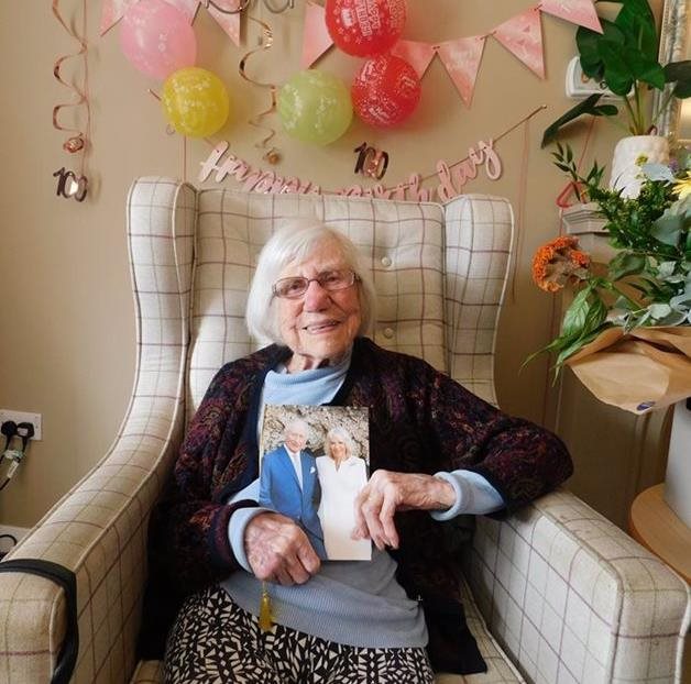 Eye care home resident reveals her secret to reaching centenarian status