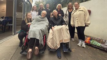 Hailsham care home residents’ team up with local school for a DIY project