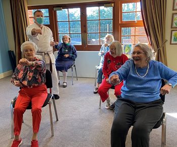 On their way to a black belt – Sway care home residents take unusual approach to getting fit