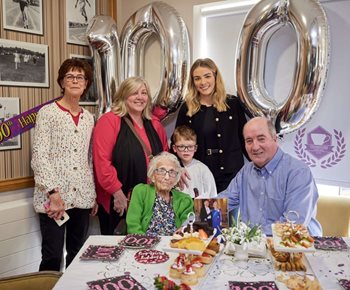 Plenty of tea – the secret to a long life according to 100-year-old Newbury care home resident