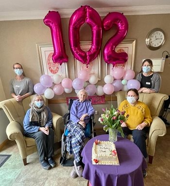 ‘Fresh air’ – Hailsham resident reveals the secret to a long life on 102nd birthday