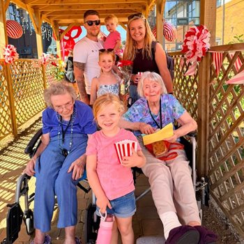 Holt community joins care home residents for ultimate circus experience