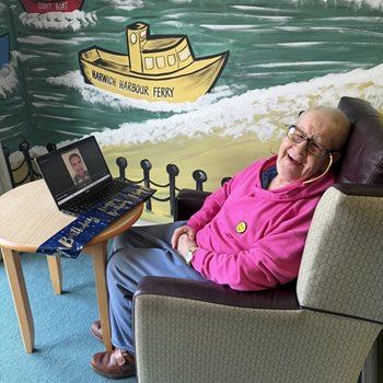 Ipswich care home resident surprised with special message from Irish star