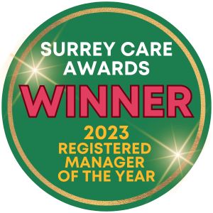 Surrey Care Awards winner 2023 - Registered Manager of the Year 