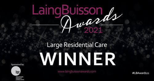 LaingBuisson Award Winner 2021 - Residential Care Provider of the Year 