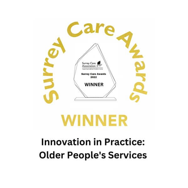 Surrey Care Awards winner 2022 - Innovation in Practice (Older People's Services)