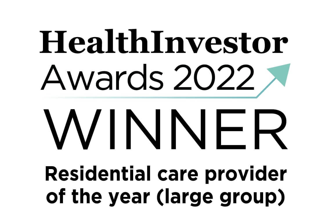 Health Investor Award 2022 winner - Residential Care Provider of the Year 