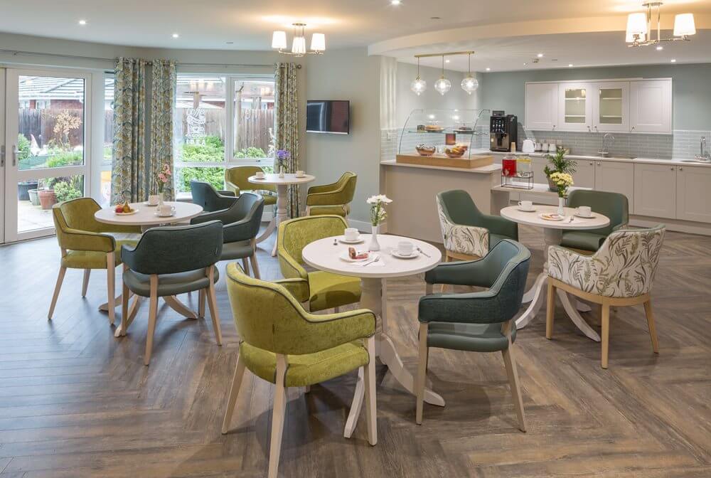 Glastonbury Courts's renovated cafe