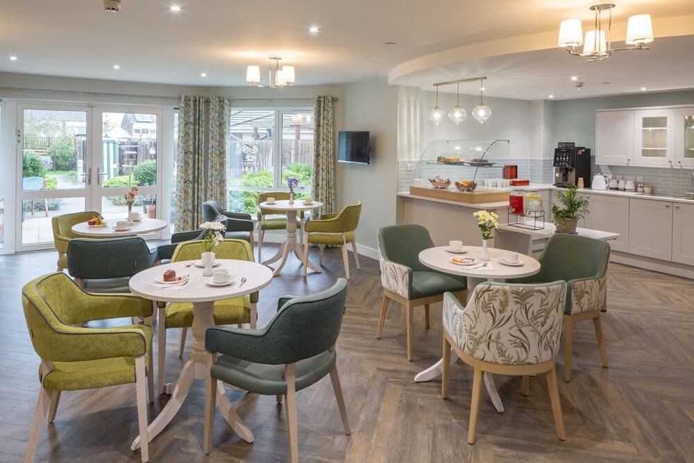 Glastonbury Courts's renovated cafe