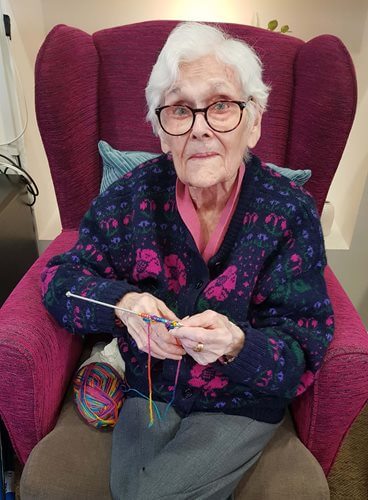 Care Assistant - Parker Meadows - knitting