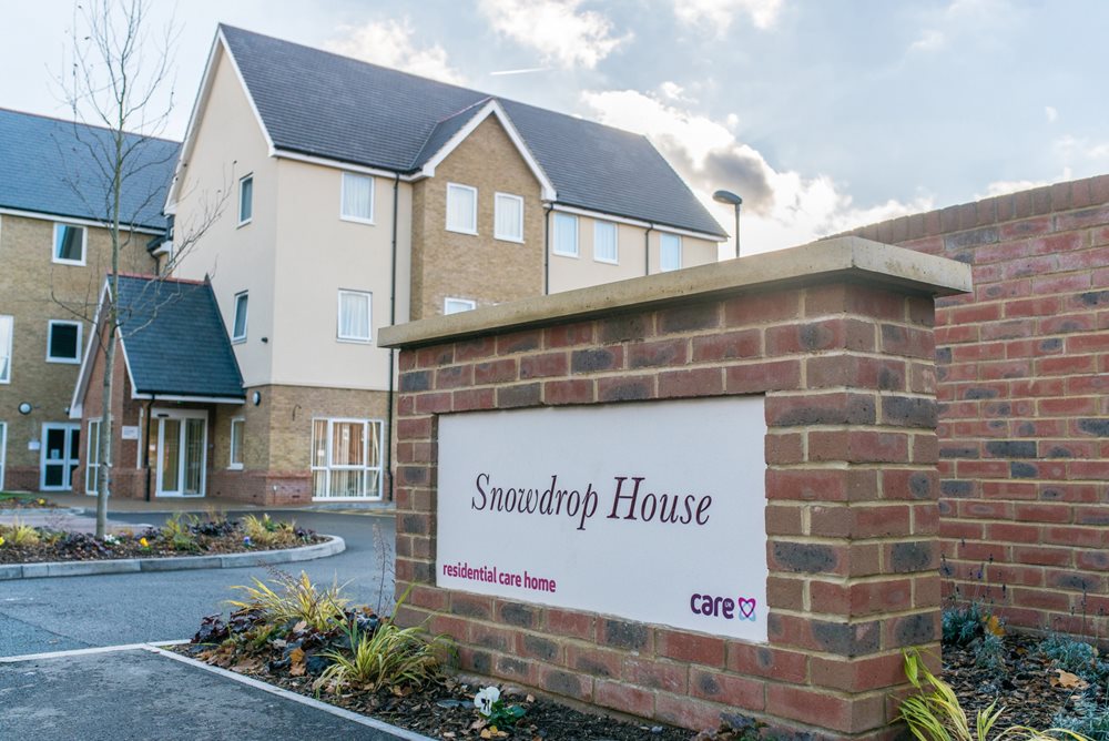 Snowdrop House Care Home Ware, Hertfordshire Care UK