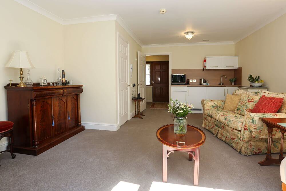 Independent living cottages at Sway Place