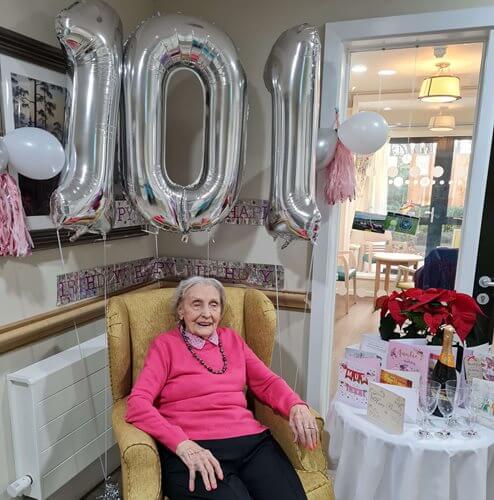 Care Assistant - Murrayside Ina 101st Birthday 