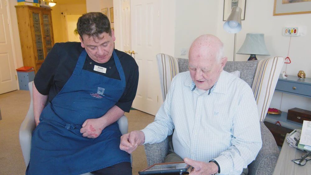 Person centered menus at Metchley Manor
