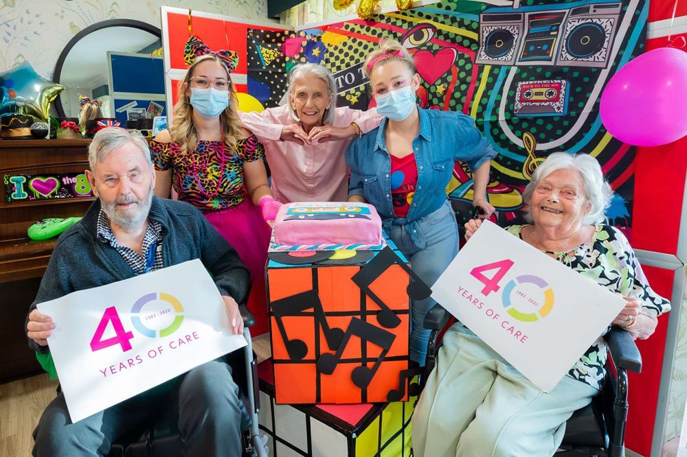Lonsdale Mews stepped back into the eighties to celebrate Care UK's 40th anniversary.