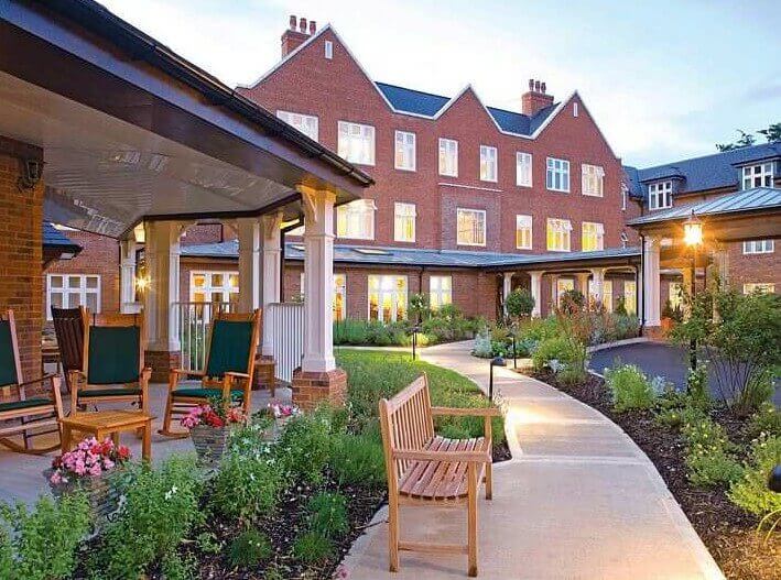 Part Time Activities Assistant - Cranford Grange garden at dusk