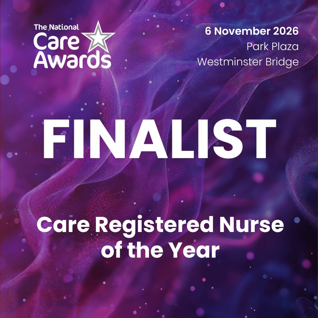 National Care Awards 2026 finalist - Care Registered Nurse