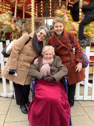 Hilda, aged 94, a resident at Ambleside, made a wish to go on a traditional carousel again.