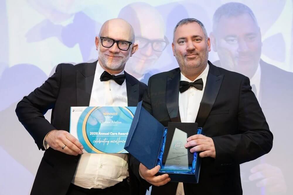 Receptionist - Trymview Hall - Darren Nelson, Chef, Annual Care Awards winner