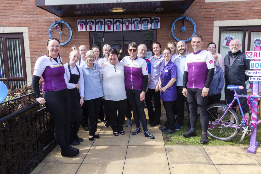 Tyne & Wear care homes send-off riders on gruelling 800-mile charity bike ride