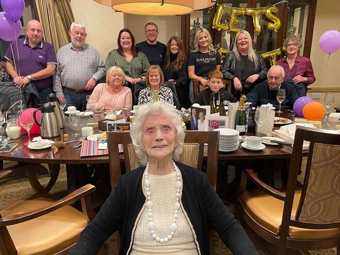 Chef - halecroft anne's 106th birthday