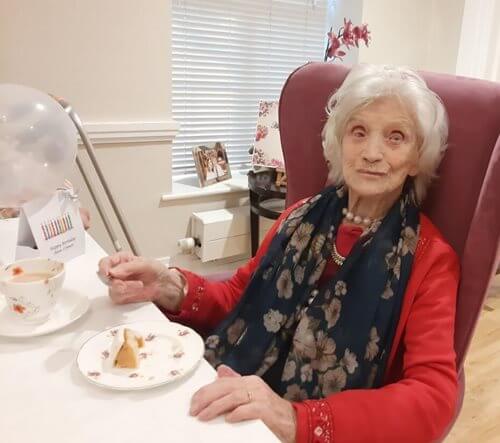 Care Assistant - Dementia - Halecroft Grange Anne 105th birthday