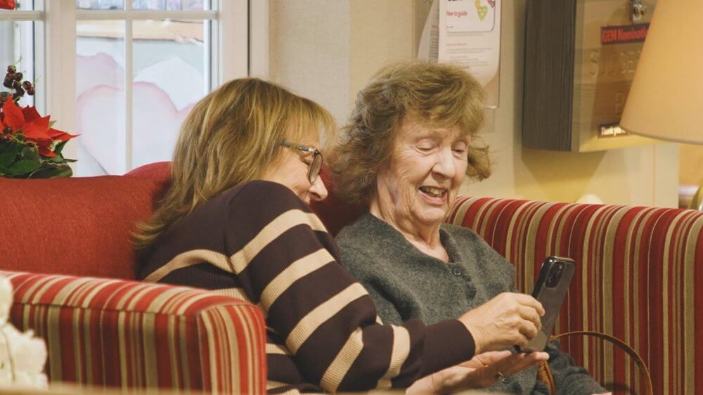 Living at Mountfitchet House has improved my Mum’s life