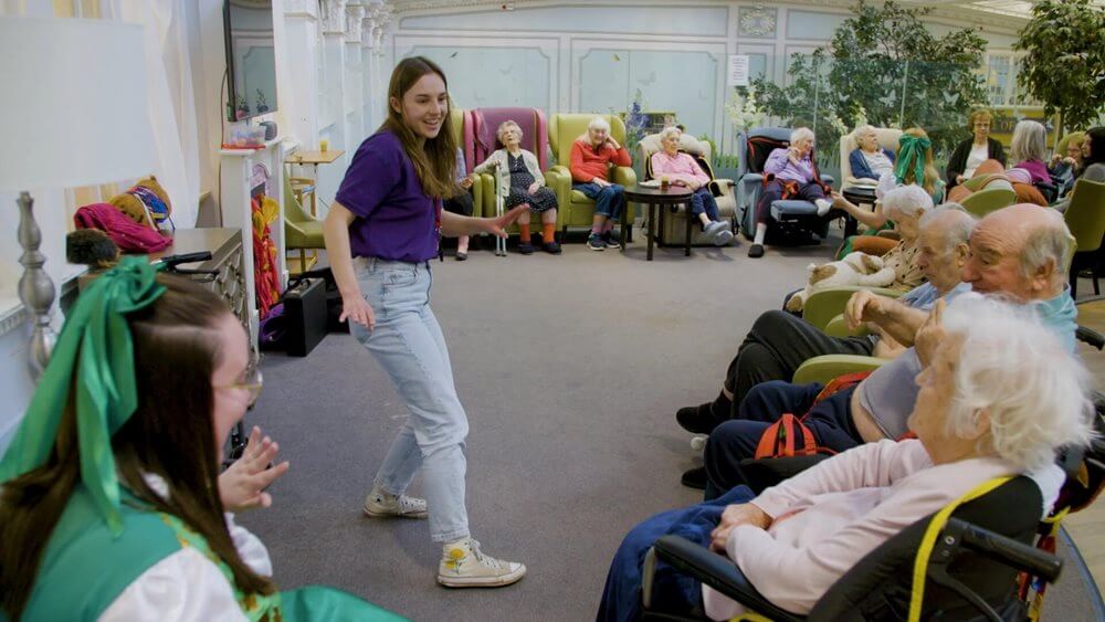 Relative's voices at Chocolate Works - I'd fully recommend this home