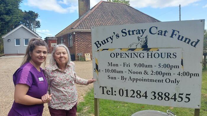 Glastonbury Court resident spent an afternoon reuniting with some of her favourite animals.