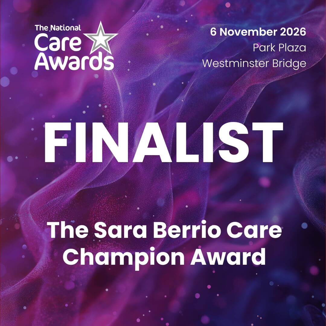 National Care Awards 2026 finalist - The Sara Berrio Care Champion Award
