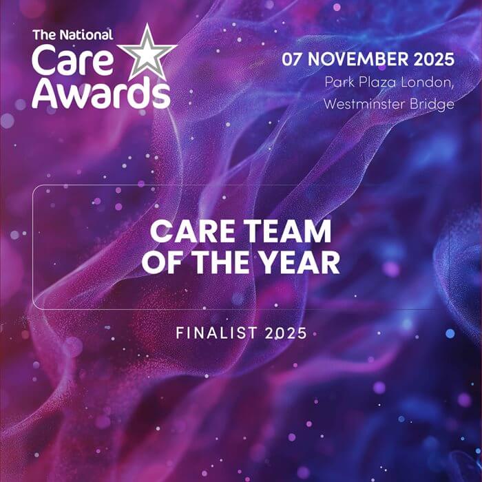 National Care Awards 2025 finalist - Care Team 