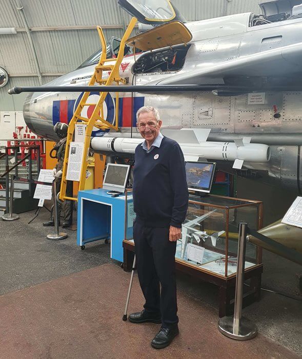 Airforce veteran Bill visits Tangmere Aviation Museum to see his fighter aircraft again