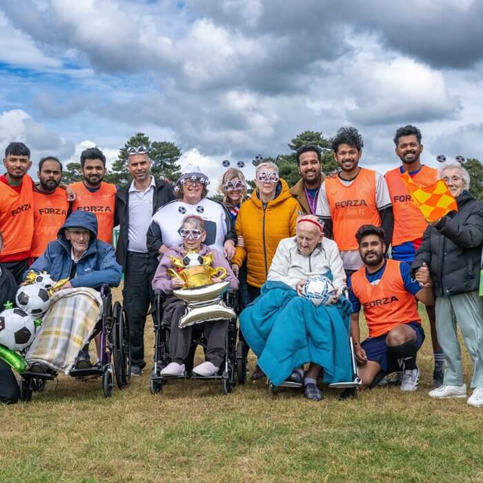 Mildenhall Lodge team and residents