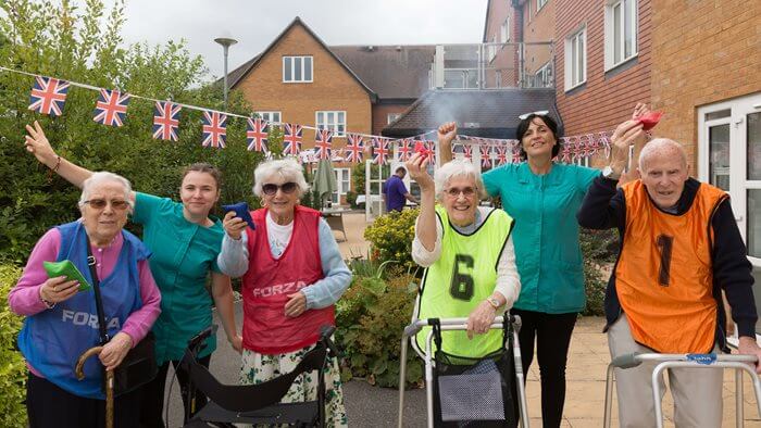 Amherst House care home held a sports day for local children and residents.