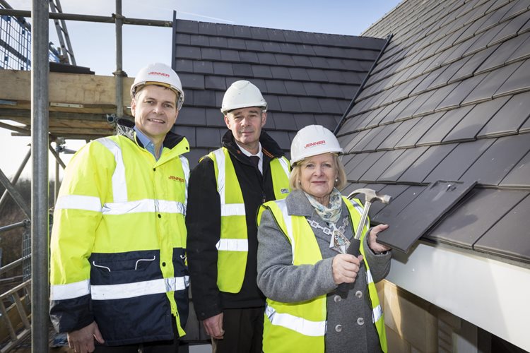 Team behind multi-million pound Montfort Manor celebrates ‘topping out’