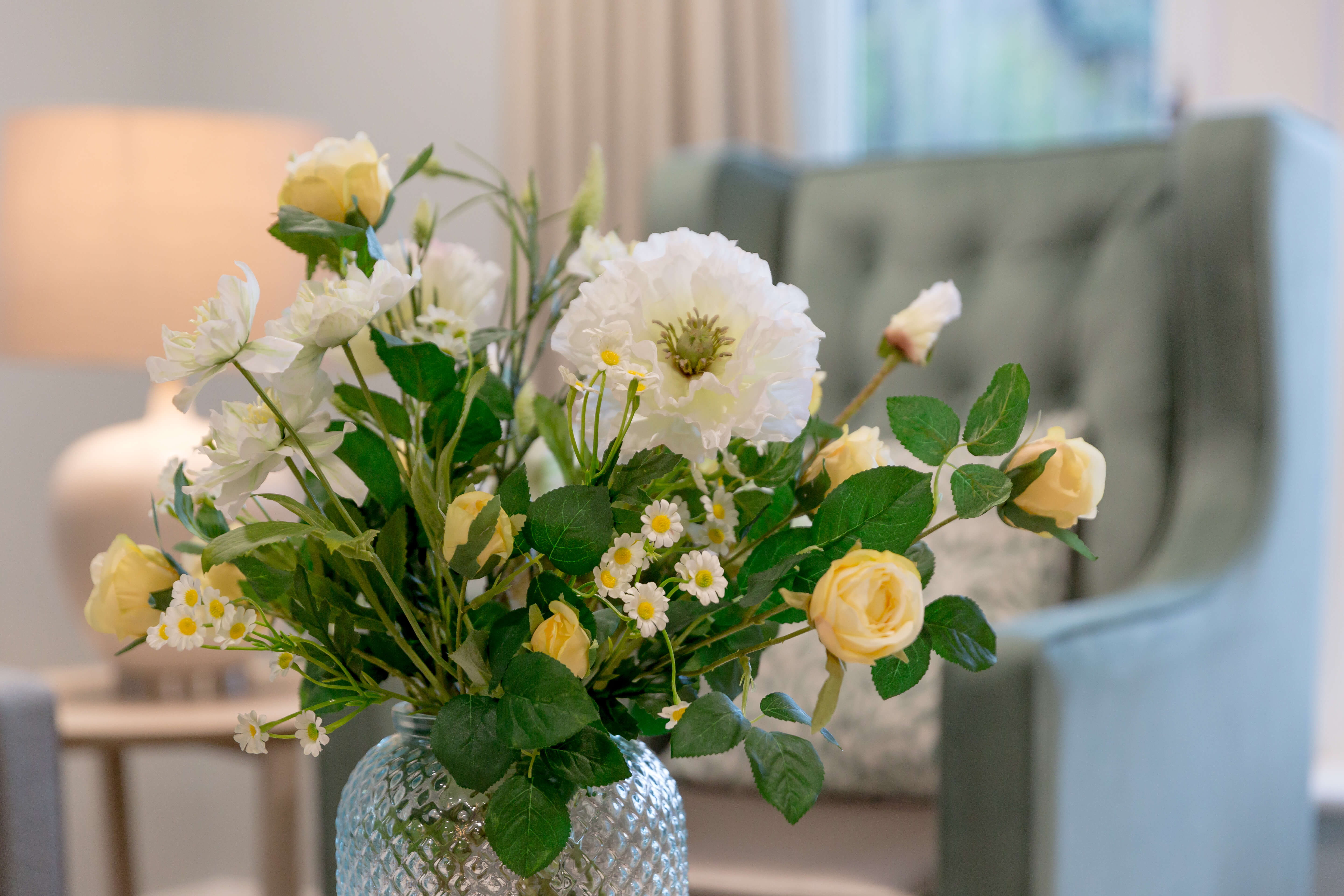 Colne View's beautifully refurbished living room