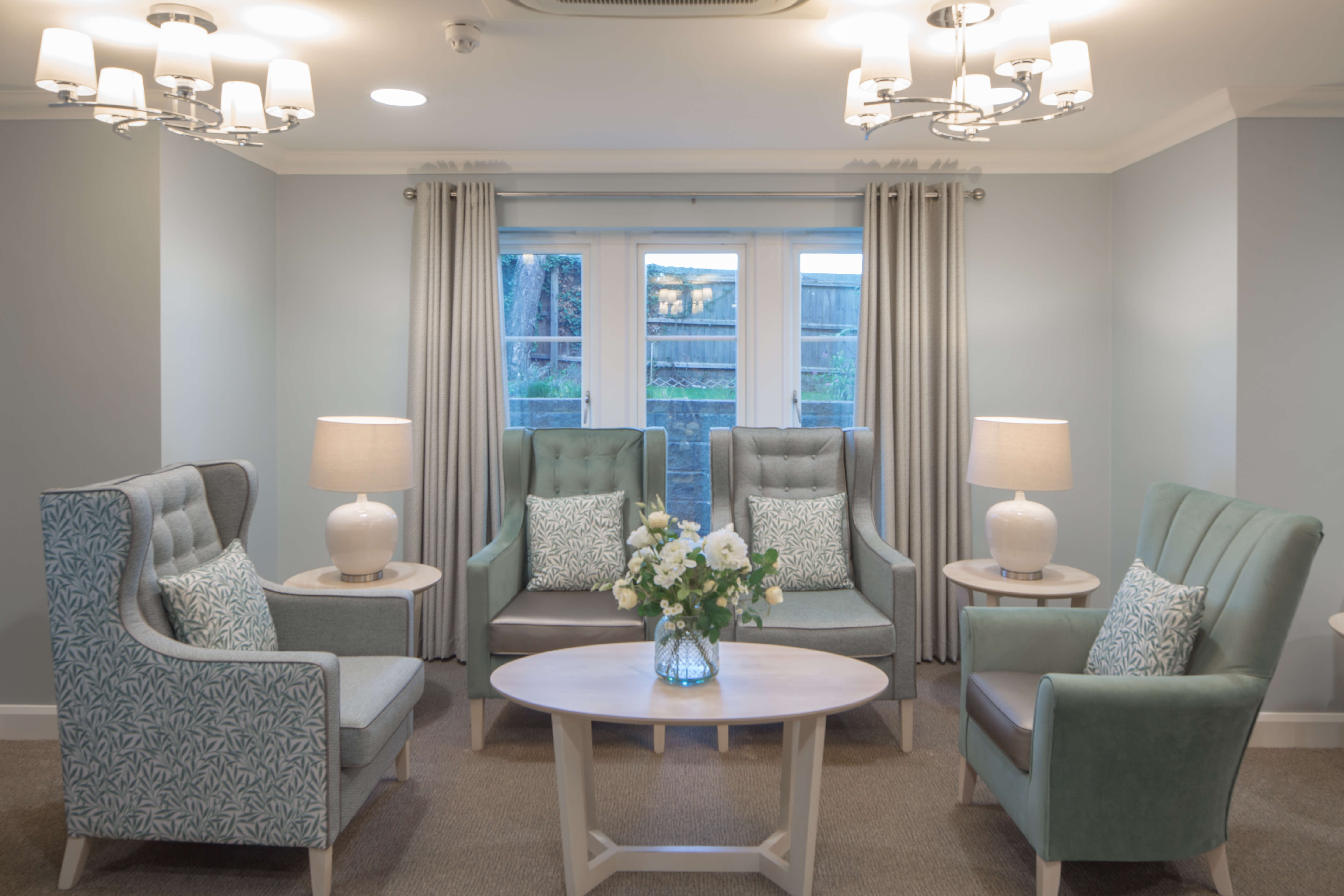 Colne View's beautifully refurbished living room